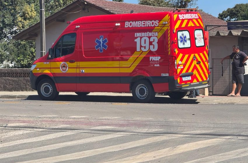  Colisão entre carro e moto deixa um ferido em Serra Alta