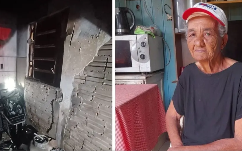  Idosa é encontrada morta dentro de casa destruída por incêndio no Alto Vale do Itajaí