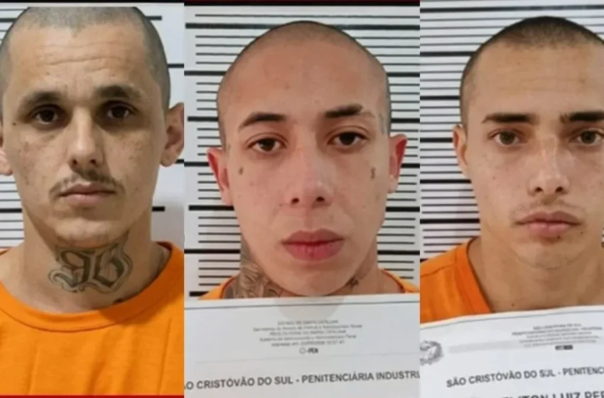  PRESOS EM FUGA: Bandidos perigosos a solta
