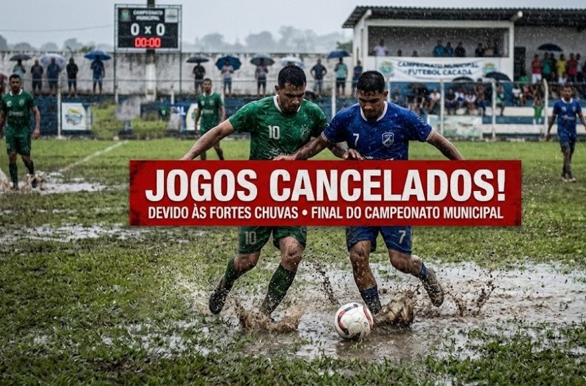  Finais do futebol de campo canceladas mais uma vez