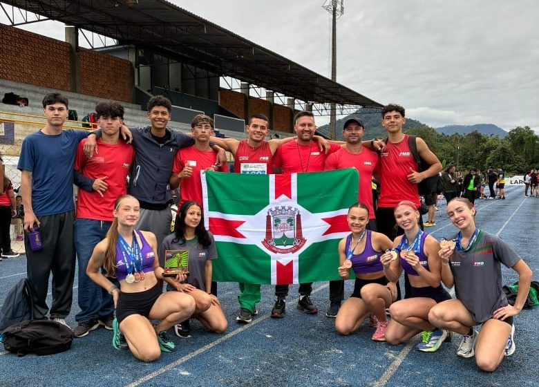  São Bento do Sul se destaca no atletismo Sub 20