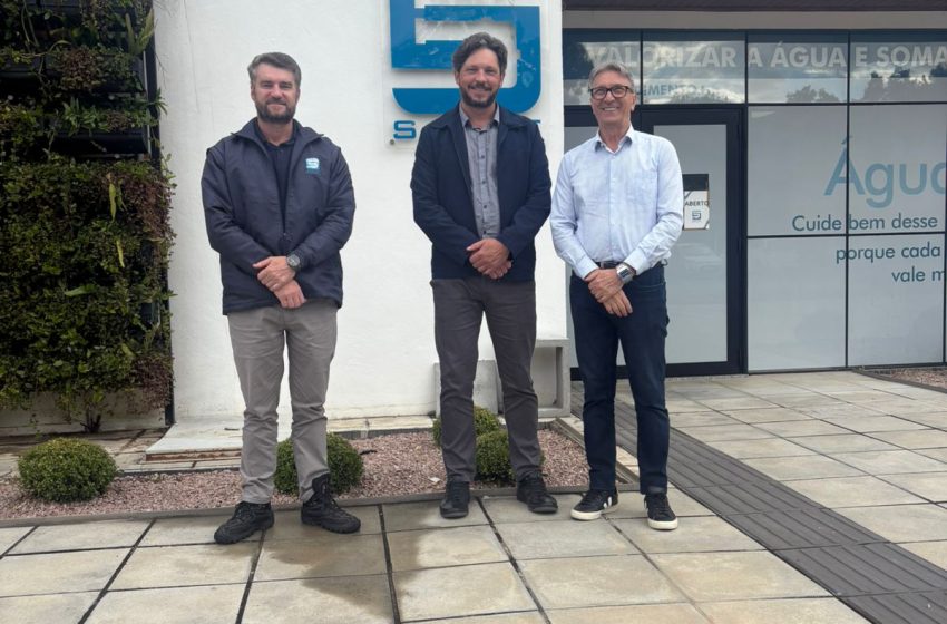  SAMAE recebe visita da ARIS para discutir soluções de saneamento