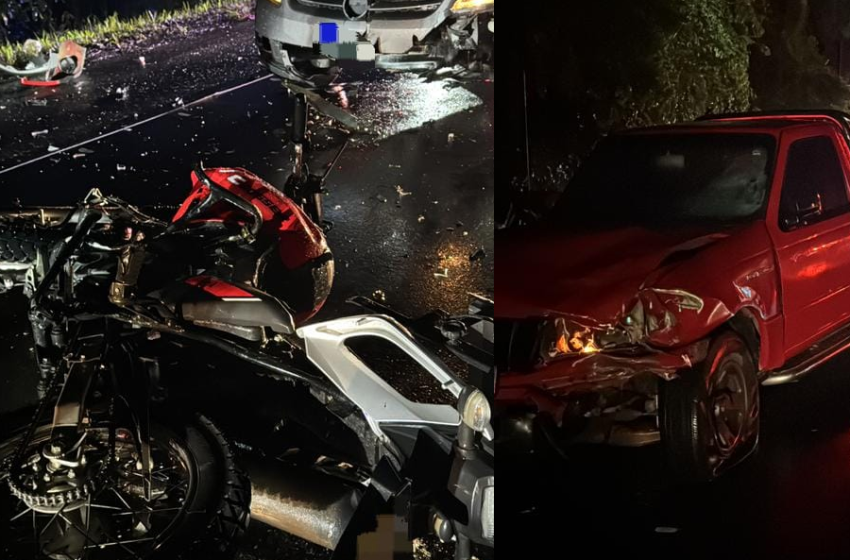  Motociclista perde a vida em acidente grave