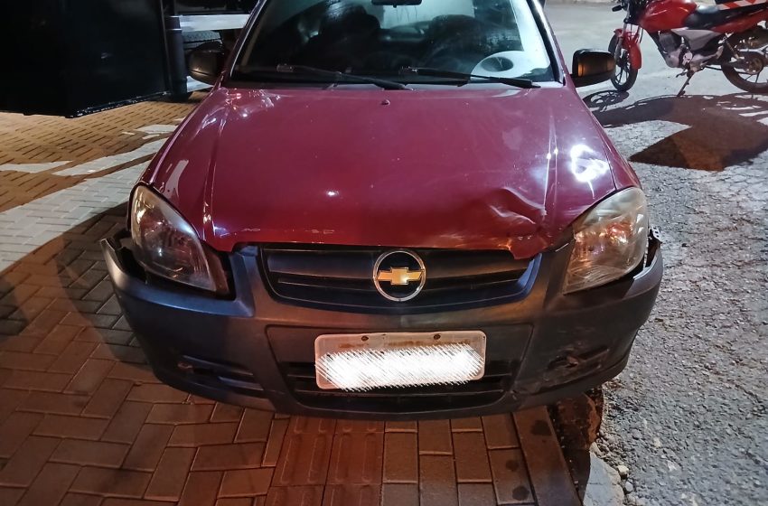  Colisão entre carro e moto deixa motociclista ferido em São Bento do Sul