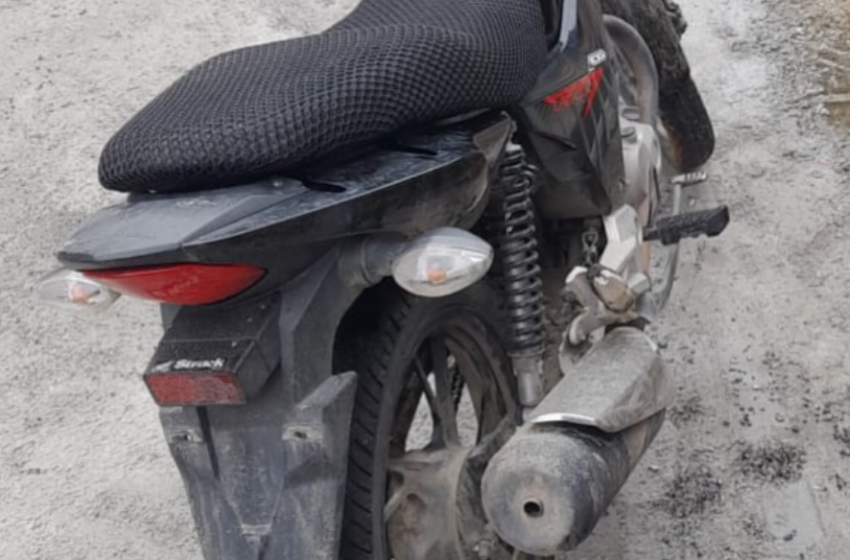  Moto furtada é recuperada pela PM