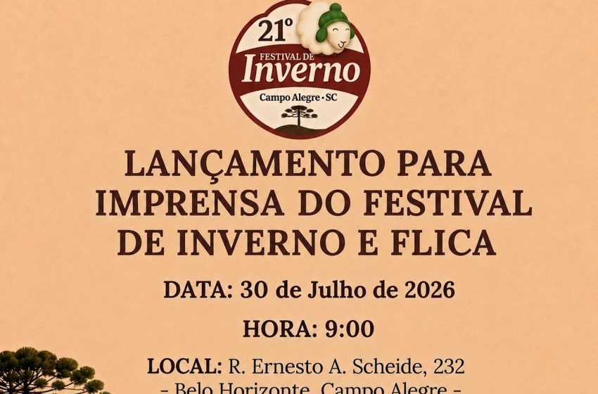  VEM AÍ: 21º Festival de Inverno e a FLICA