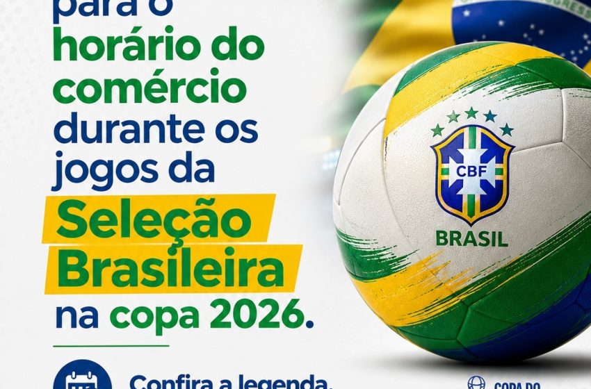  Confira como fica a jornada de trabalho no comércio em dias de jogos da Seleção Brasileira