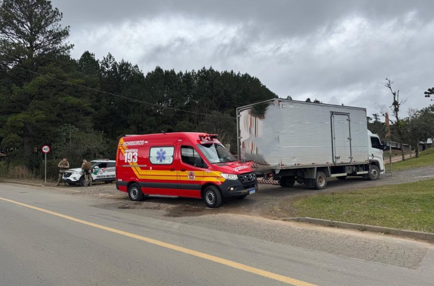  Adolescente é atropelado por caminhão em Serra Alta