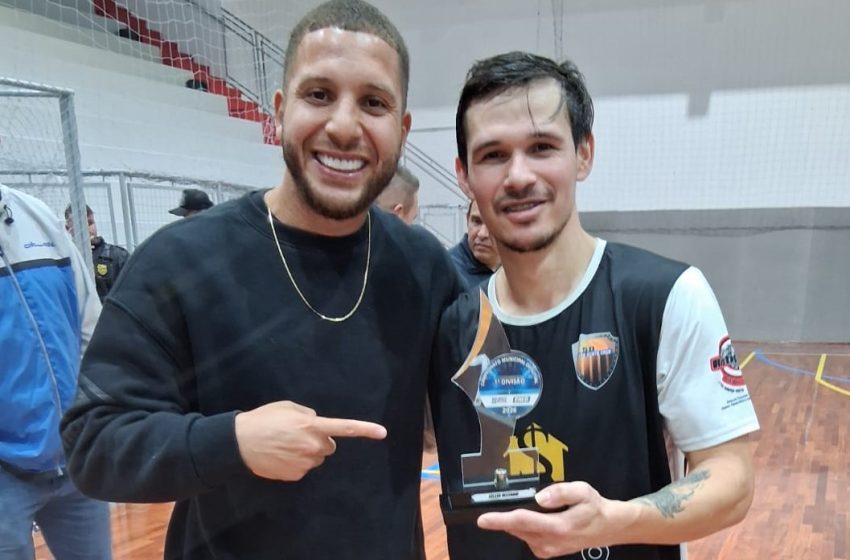  Craque Charuto presente nas Finais do Futsal Municipal