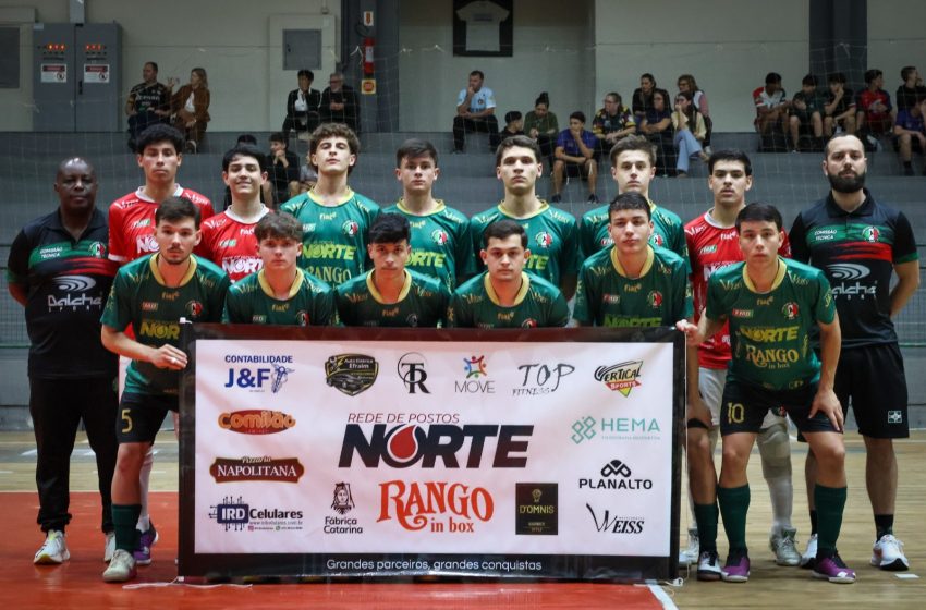  Futsal Sub-18 da FMD São Bento goleia em Blumenau e se isola na vice-liderança do Estadual