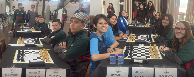  Xadrez conquista cinco medalhas no primeiro dia de competições