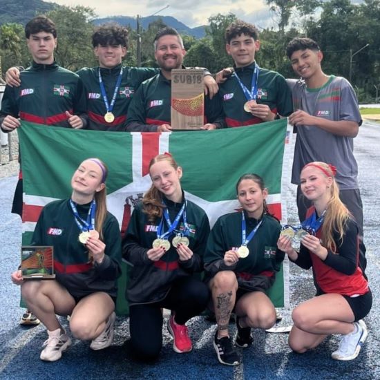  Atletismo de São Bento do Sul é vice-campeão Estadual e confirma força da modalidade