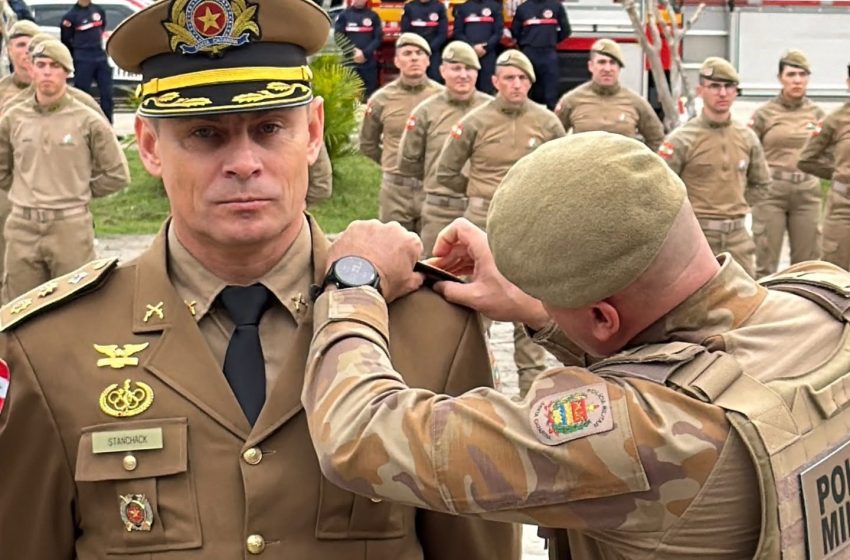  TENENTE-CORONEL: Stanchack é promovido