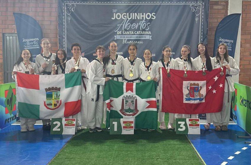  JOGUINHOS: São Bento do Sul fica em nono lugar no quadro geral de medalhas